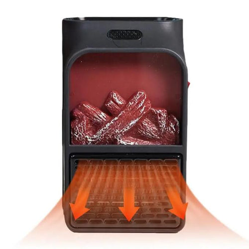 مدفأة كهربائية صغيرة بقوة 900 واط مع مؤقت وتحكّم ذكي