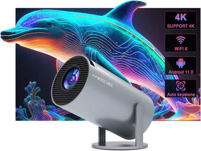 جهاز عرض محمول مزوّد بضبط يدوي للبُعد وتصحيح تلقائي للصورة